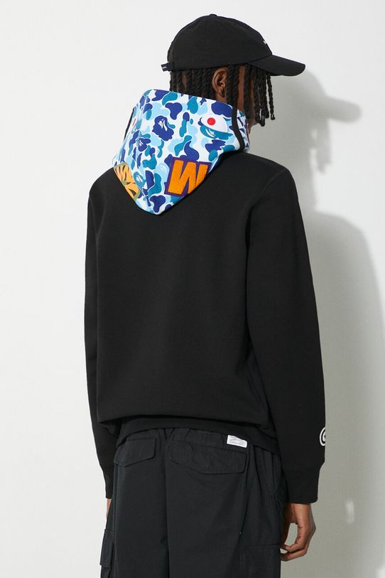 Clothing A Bathing Ape cotton sweatshirt Abc Camo Shark Pullover Hoodie 1J80114006 black