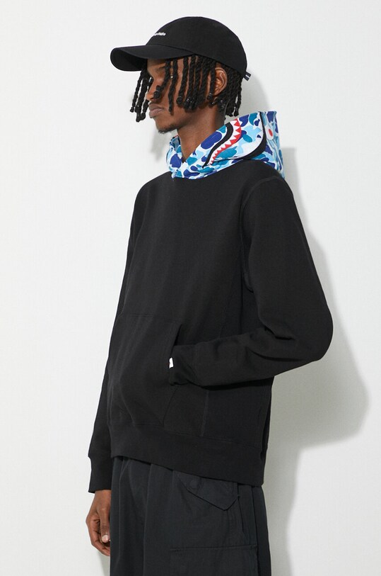 A Bathing Ape cotton sweatshirt Abc Camo Shark Pullover Hoodie black 1J80114006