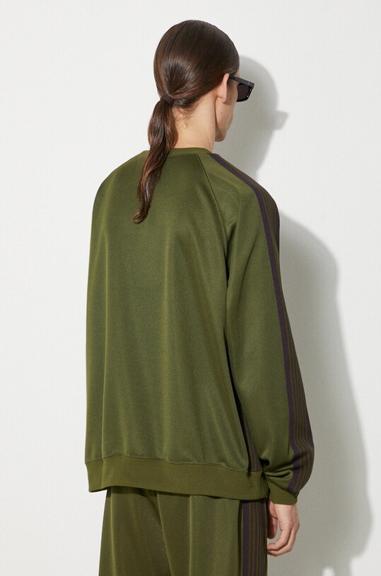 Abbigliamento Needles felpa Track Crew Neck Shirt OT227 verde