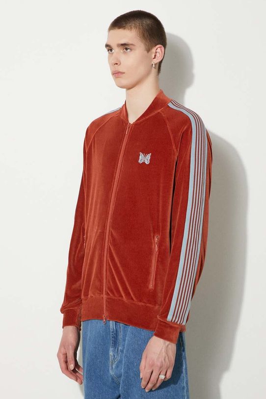 Mikina Needles RC Track Jacket OT233 oranžová
