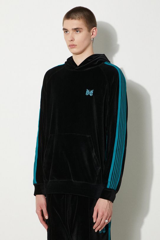 Mikina Needles Track Hoody černá OT234