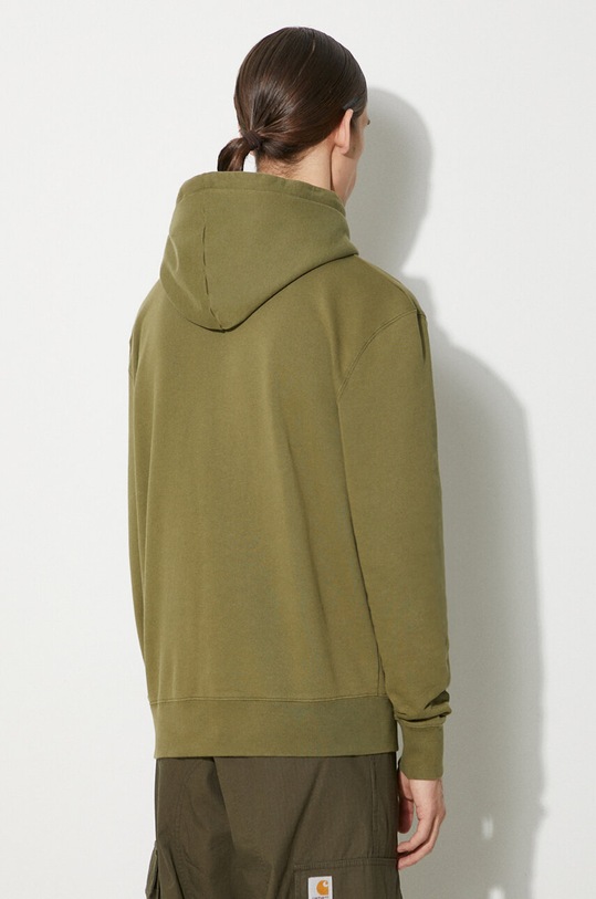 Clothing Maison Kitsuné cotton sweatshirt Chillax Patch Regular Hoodie LM00706KM0001 green