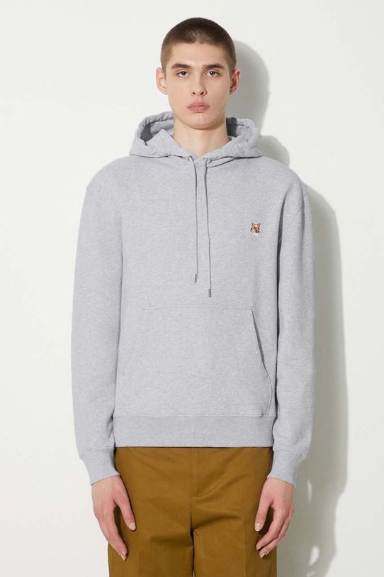 Βαμβακερή μπλούζα Maison Kitsuné Fox Head Patch Regular Hoodie