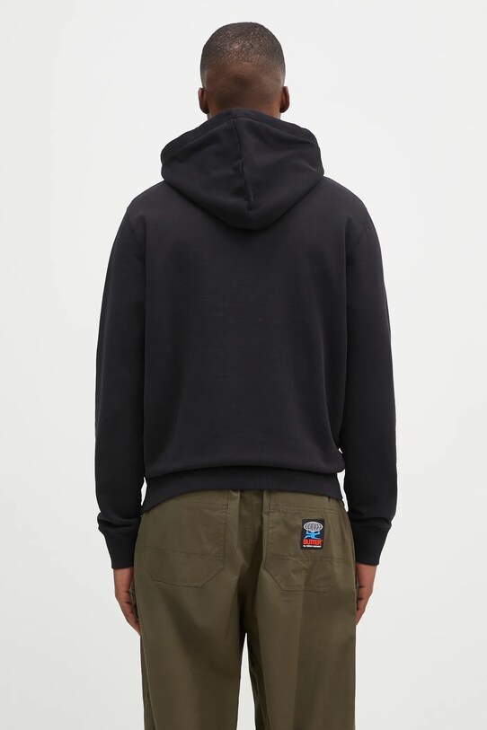 Odzież Maison Kitsuné bluza bawełniana Fox Head Patch Regular Hoodie LM00702KM0001 czarny