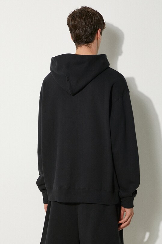 Oblečenie Bavlnená mikina Awake NY Serif Hoodie SP24.HD003 čierna
