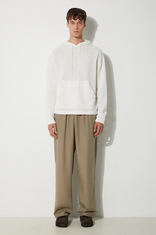 MKI MIYUKI ZOKU bluza bawełniana Loose Gauge Hoody LOOSE.GAUGE.HOODY biały AA00