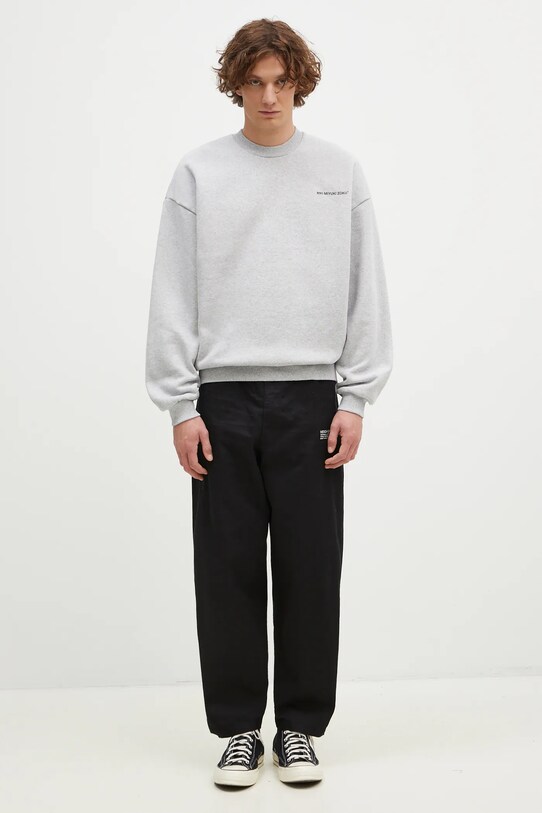 Mikina MKI MIYUKI ZOKU Uniform Crewneck Sweat UNIFORM.CREWNECK.SWEAT šedá