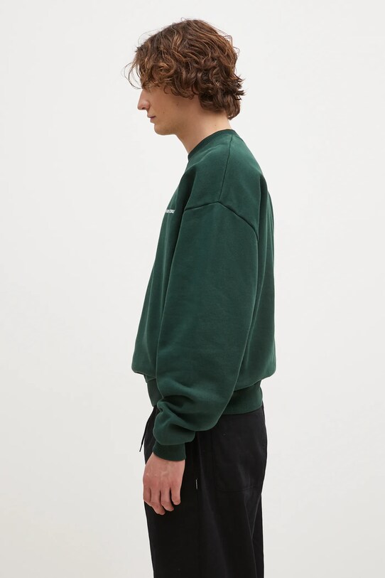 Кофта MKI MIYUKI ZOKU Uniform Crewneck Sweat UNIFORM.CREWNECK.SWEAT зелений SS24