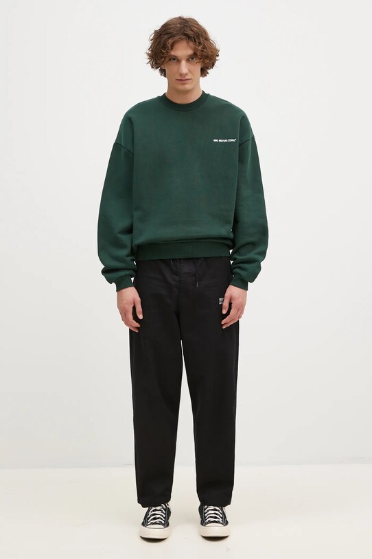 Кофта MKI MIYUKI ZOKU Uniform Crewneck Sweat UNIFORM.CREWNECK.SWEAT зелений