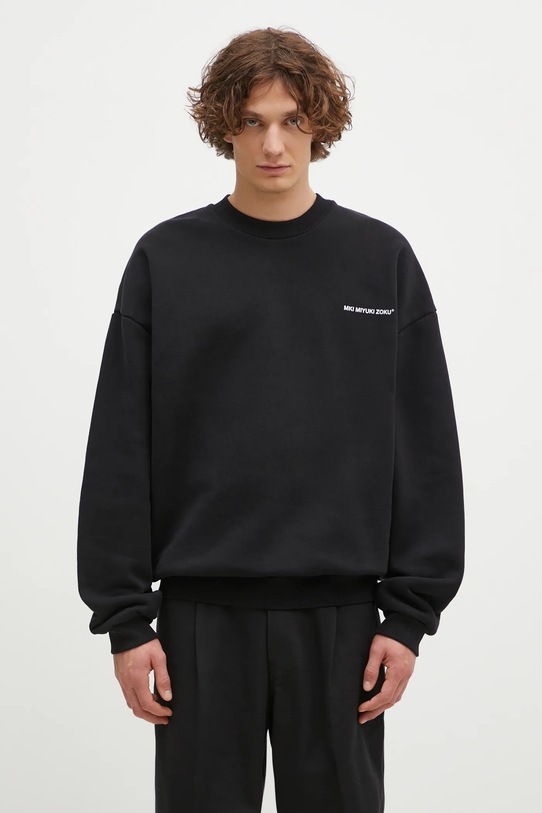 MKI MIYUKI ZOKU bluza Uniform Crewneck Sweat pozostałe czarny UNIFORM.CREWNECK.SWEAT