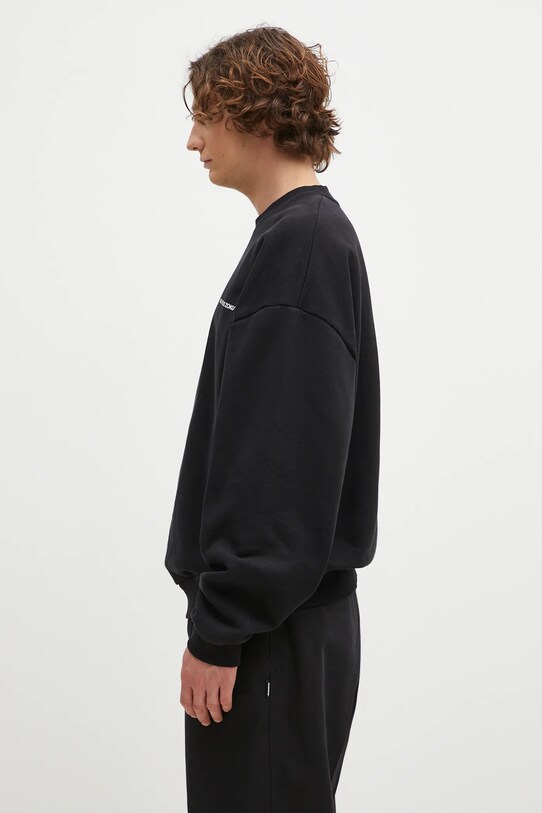 MKI MIYUKI ZOKU felpa Uniform Crewneck Sweat UNIFORM.CREWNECK.SWEAT nero SS24