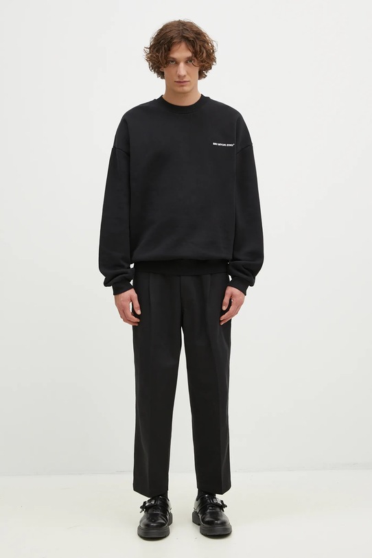 MKI MIYUKI ZOKU bluza Uniform Crewneck Sweat UNIFORM.CREWNECK.SWEAT czarny