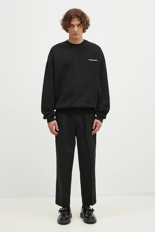 MKI MIYUKI ZOKU bluza Uniform Crewneck Sweat UNIFORM.CREWNECK.SWEAT czarny