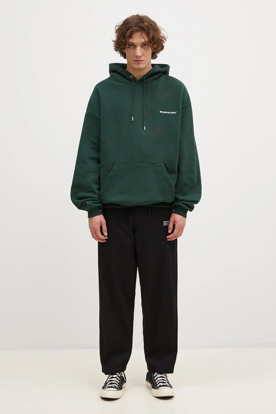 MKI MIYUKI ZOKU felpa Uniform Hoody UNIFORM.HOODY verde