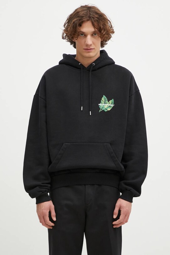 Clothing MKI MIYUKI ZOKU sweatshirt Leaf Hoody LEAF.HOODY black
