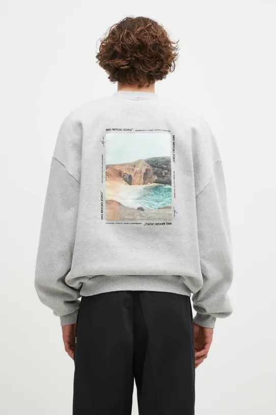 MKI MIYUKI ZOKU sweatshirt Resort Crewneck Sweat without gray RESORT.CREWNECK.SWEAT