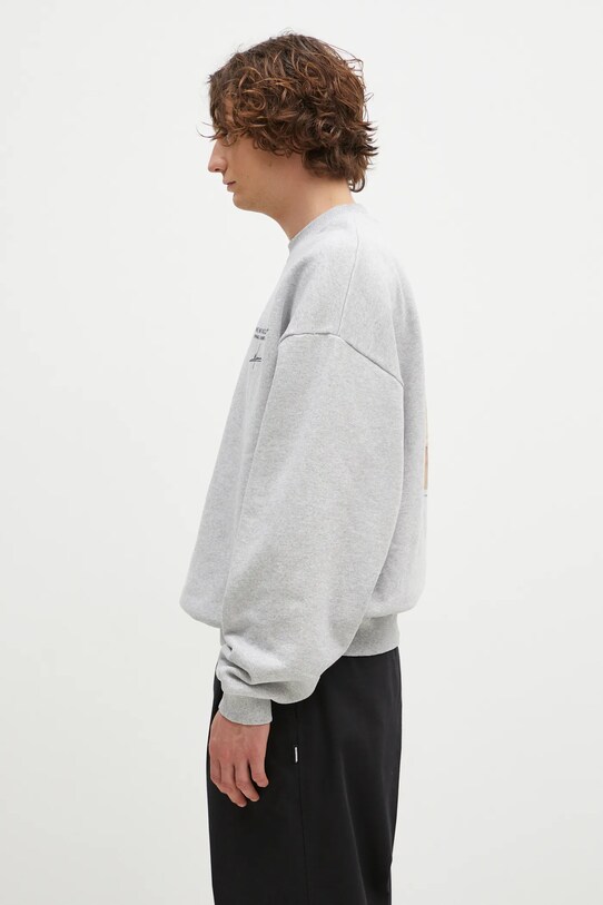 MKI MIYUKI ZOKU felpa Resort Crewneck Sweat RESORT.CREWNECK.SWEAT grigio SS24