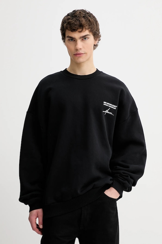 Oblačila Pulover MKI MIYUKI ZOKU Resort Crewneck Sweat RESORT.CREWNECK.SWEAT črna