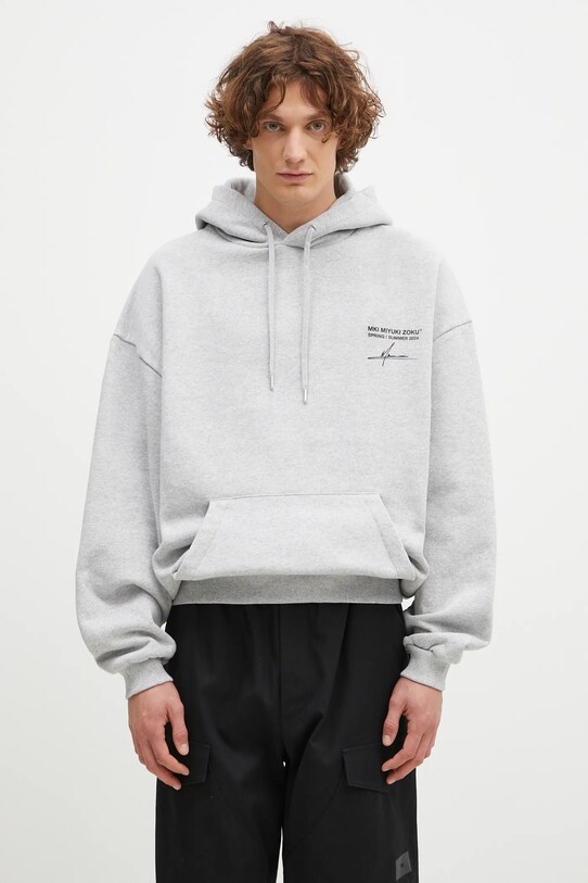 Odzież MKI MIYUKI ZOKU bluza Resort Hoody RESORT.HOODY szary