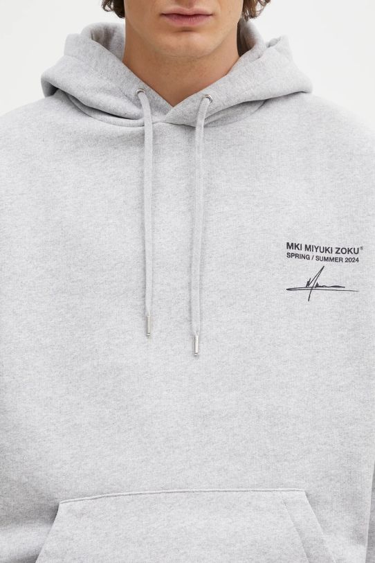 Μπλούζα MKI MIYUKI ZOKU Resort Hoody γκρί RESORT.HOODY