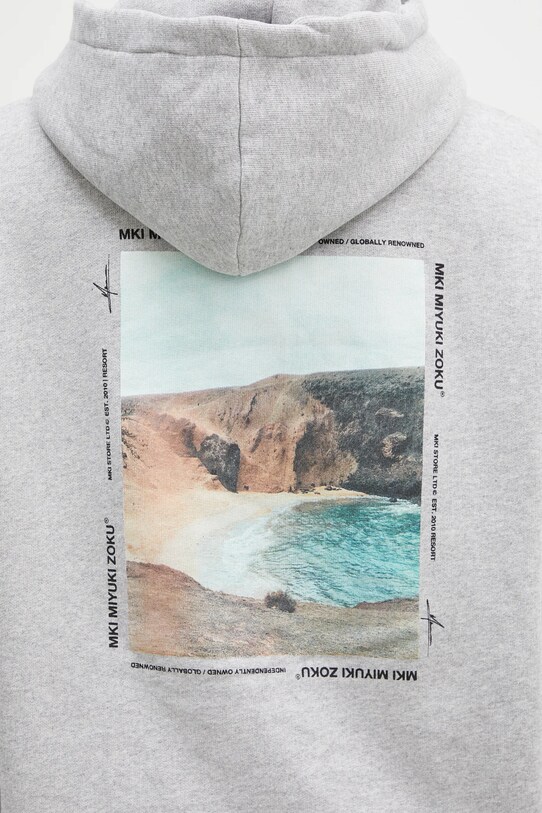 MKI MIYUKI ZOKU bluza Resort Hoody RESORT.HOODY szary