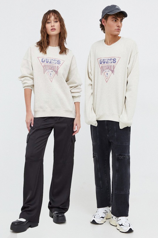 Guess Originals bluza melanj bej M4RQ03KBJ31