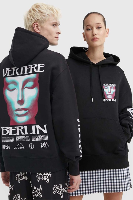 Vertere Berlin bluza SLEEPWALK print negru VER.H115