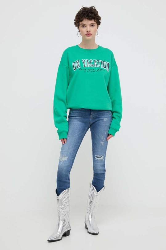 Abbigliamento On Vacation felpa College OVC.S37 verde