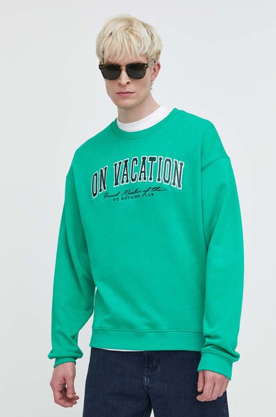 On Vacation felpa College verde OVC.S37