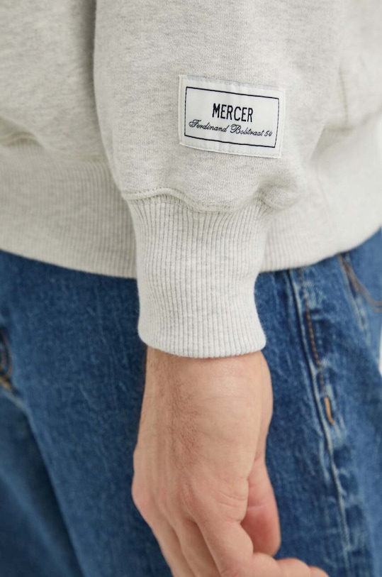 The Mercer Brand bluza bawełniana The Quarter Zip MEAP241007