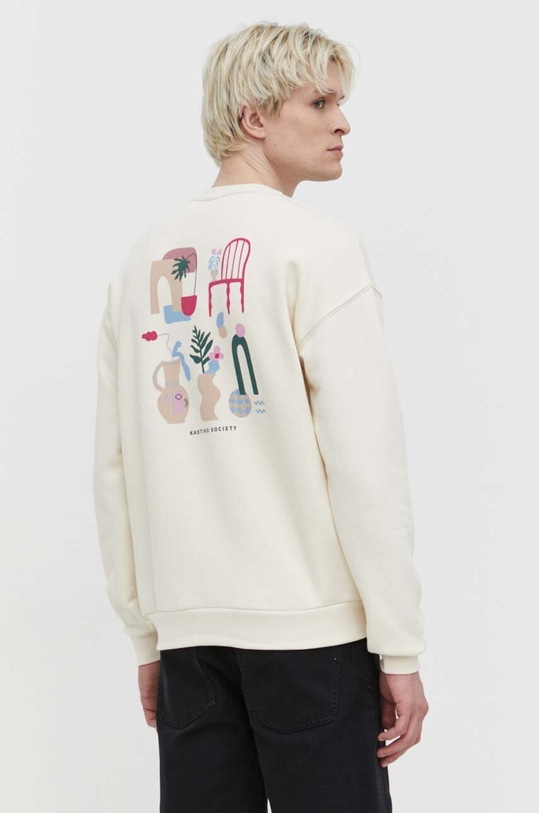 Kaotiko bluza bawełniana beżowy AO026.01S.G002