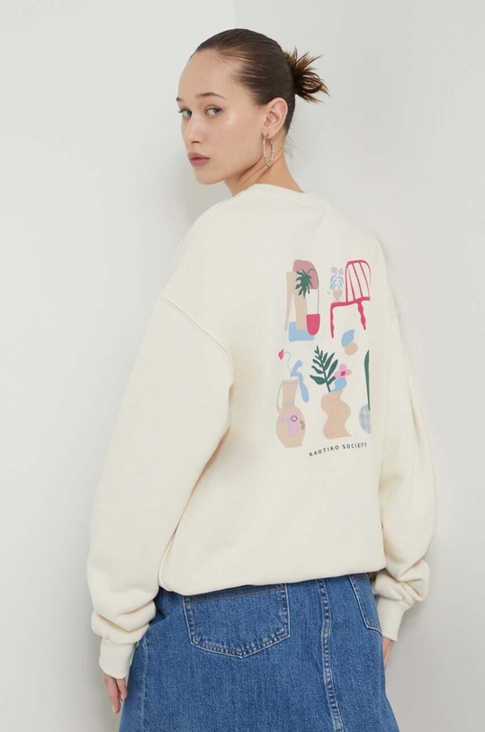 Kaotiko bluza bawełniana AO026.01S.G002 beżowy