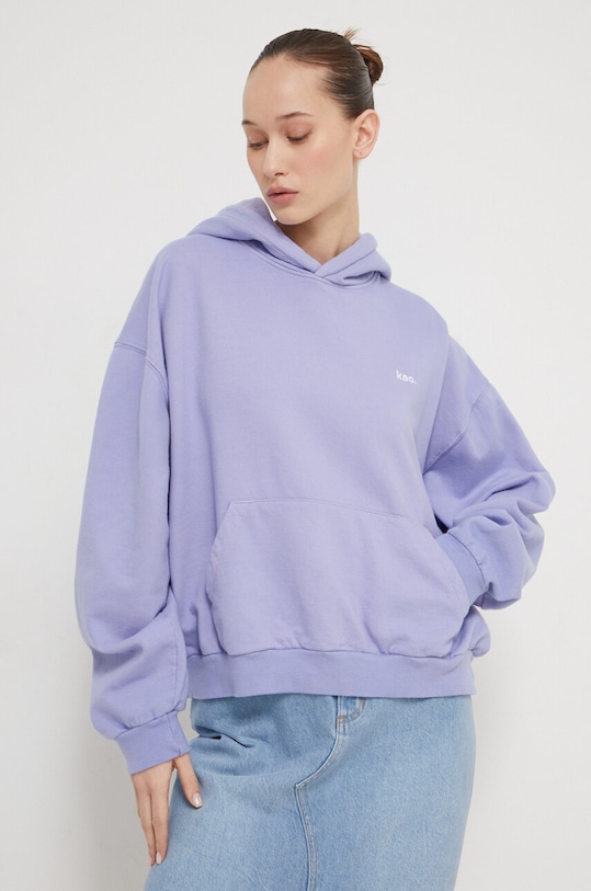 Îmbrăcăminte Kaotiko hanorac de bumbac AO087.01.G002 violet
