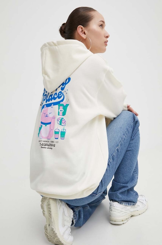 Дрехи Суичър Kaotiko AO024.01.G002 бежов