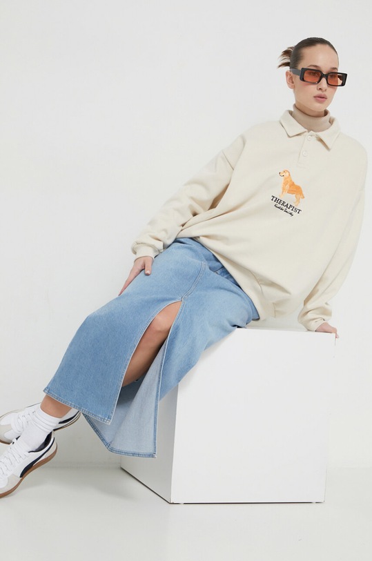 Mikina Kaotiko AM016.02.G002 béžová