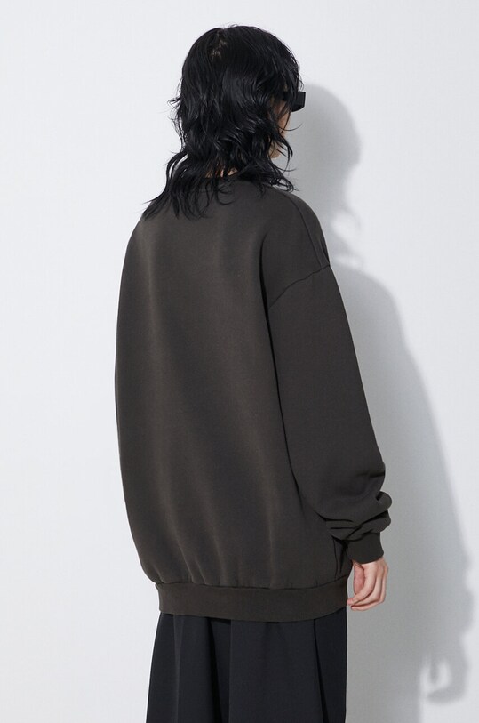 Butter Goods bluza Distressed Pigment Dye Crewneck BGQ1241302 czarny