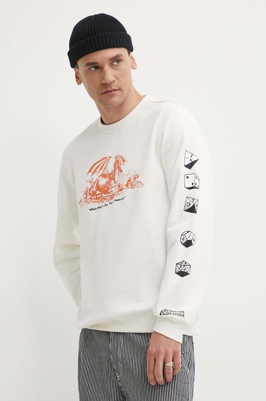 Converse bluza bawełniana Converse x DUNGEONS AND DRAGONS 10027141.A01 beżowy SS24
