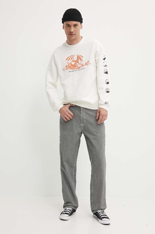 Converse bluza bawełniana Converse x DUNGEONS AND DRAGONS beżowy 10027141.A01