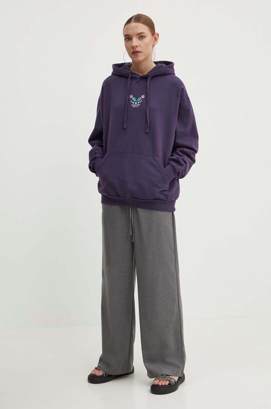 Хлопковая кофта Kaotiko AL016.01.G002 фиолетовой
