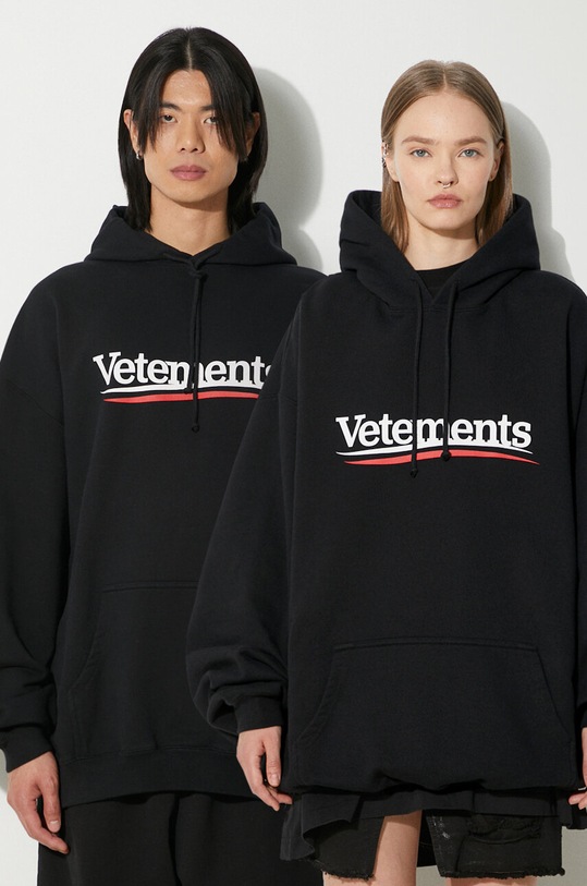VETEMENTS sweatshirt Campaign Logo Hoodie other black UE64HD440B
