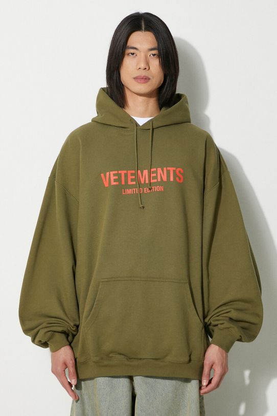 VETEMENTS sweatshirt Limited Edition Logo Hoodie other green UE64HD600Z