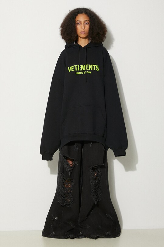 Odzież VETEMENTS bluza Limited Edition Logo Hoodie UE64HD600X czarny