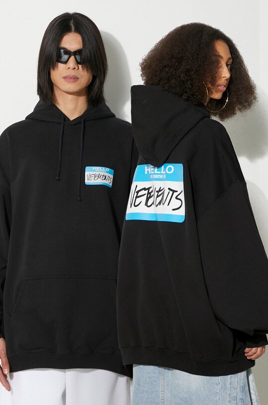 VETEMENTS felpa My Name Is Vetements Hoodie