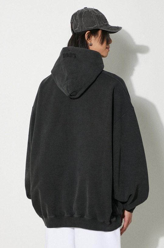 VETEMENTS sweatshirt Paris Logo Hoodie black UE64HD220B