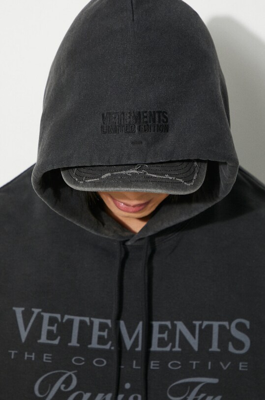 VETEMENTS bluza Paris Logo Hoodie UE64HD220B