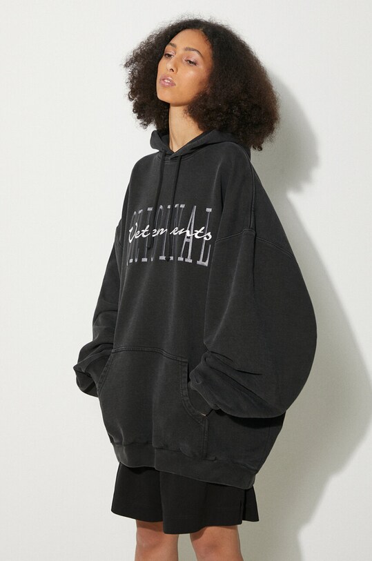 VETEMENTS sweatshirt Original Logo Hoodie UE64HD210B
