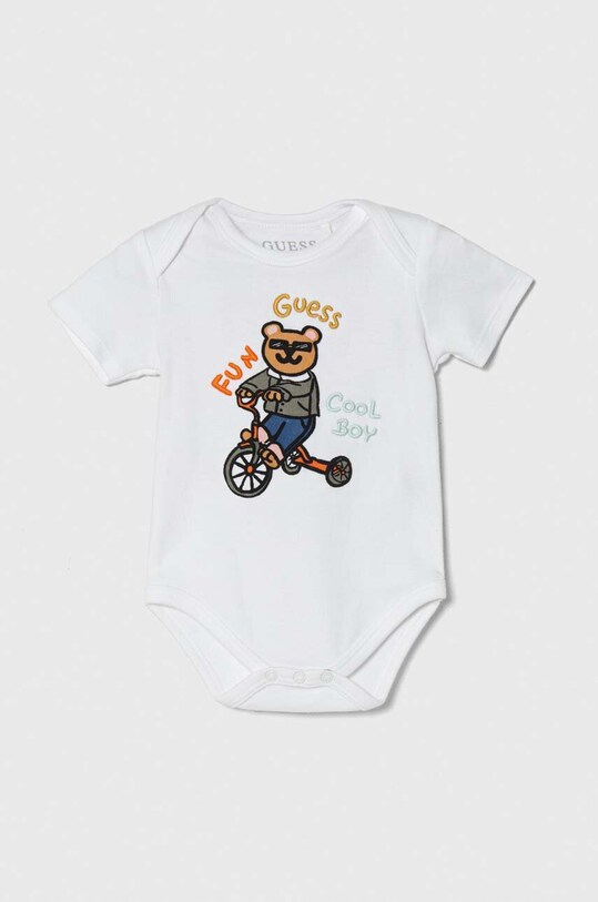 Bavlnené body pre bábätká Guess biela P4RG08.KA6W0.PPYH