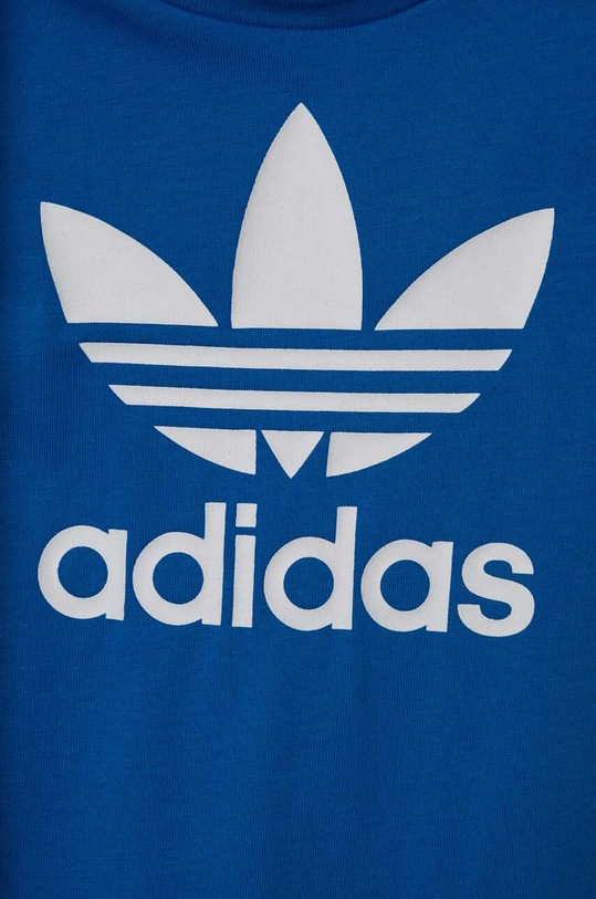 Chłopiec adidas Originals rampers bawełniany niemowlęcy IS7258 niebieski