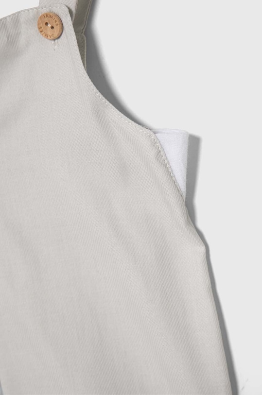 Chłopiec Jamiks rampers bawełniany niemowlęcy LAGUN.org.Spod.JLG080.B szary