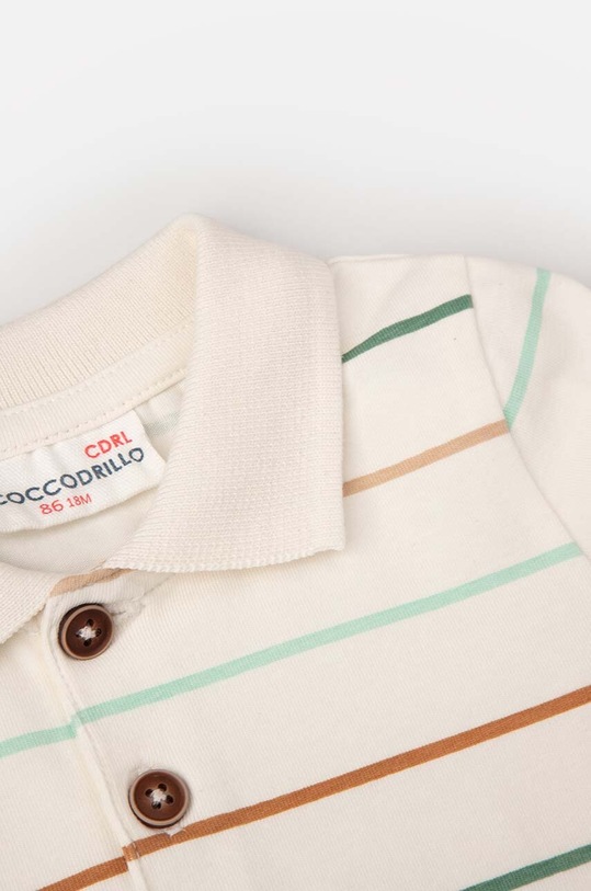 Chłopiec Coccodrillo body niemowlęce WC4112401NAN beżowy